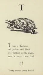 De letter T